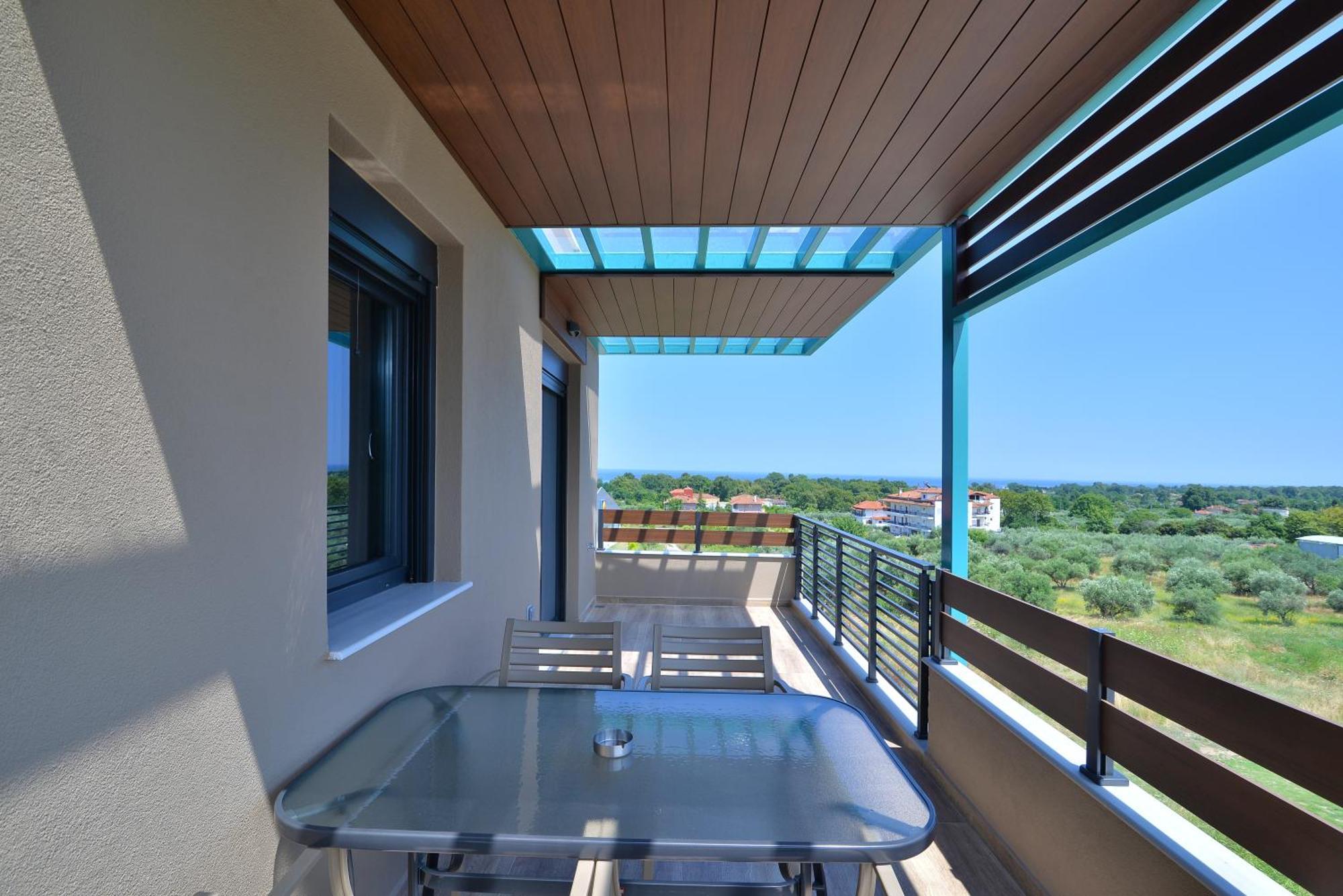 Niel Holiday Apartments, Panel Hospitality Homes & Villas Leptokaryá Exterior foto