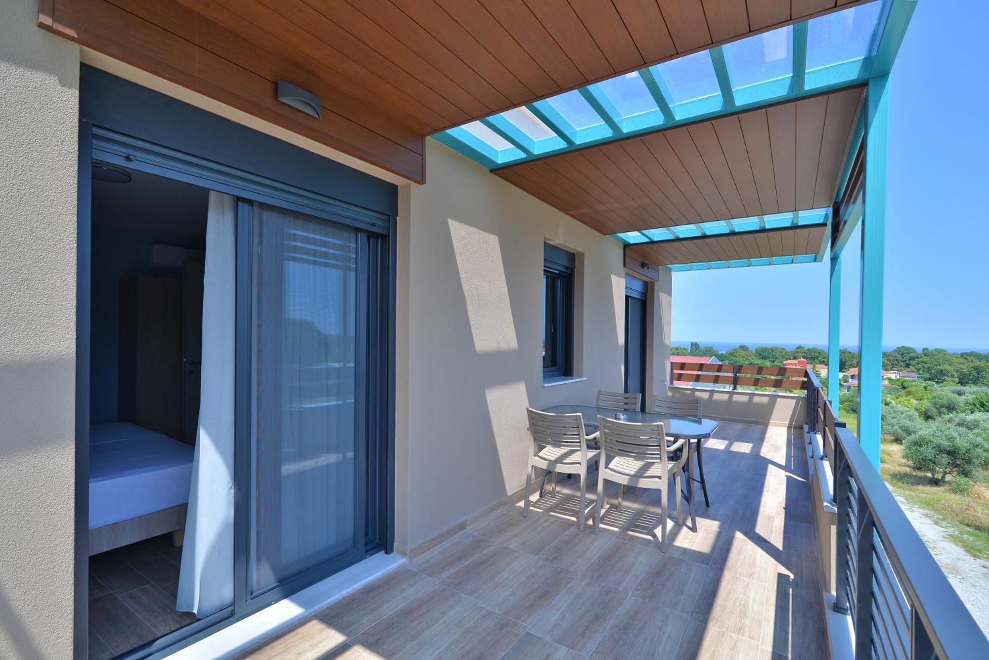 Niel Holiday Apartments, Panel Hospitality Homes & Villas Leptokaryá Exterior foto